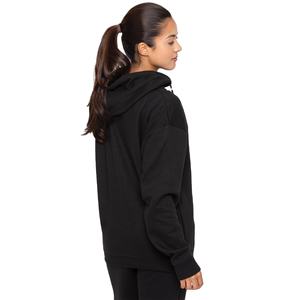 Vente en gros Sweat à capuche décontracté doublé en coton tissé épais pour femmes avec logo sur le devant et fibre de bambou - Product Image 2