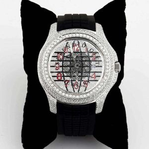 Reloj de Lujo con Moissanita y Plata, Movimiento Analógico de Cuarzo ETA, Correa de Silicona, Unisex, 28mm, Esfera de Cristal de Zafiro, Correa Negra, Resistente al Agua - Product Image 5