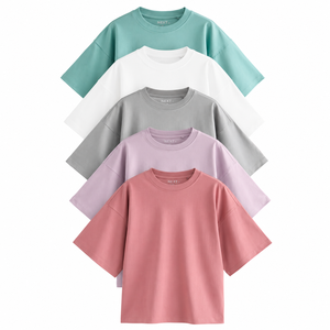เสื้อยืดผู้ชายไซส์ใหญ่ ผ้าฝ้ายถัก 100% สั่งทำได้ ทรงหลวม สไตล์ลำลอง สตรีทแวร์ แบรนด์โลโก้ ระบายอากาศ แห้งเร็ว - Product Image 1