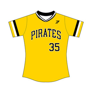 Camiseta de Softbol Sublimada para Mujer, Béisbol Femenino, Transpirable, Personalizable con Número, Nombre, Color del Equipo y Logotipo, Venta al Por Mayor OEM B2B - Product Image 4