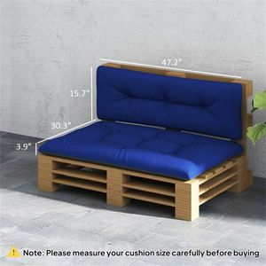 Cuscini a righe per panche da esterno per campeggio, camere da letto e hotel - Product Image 3