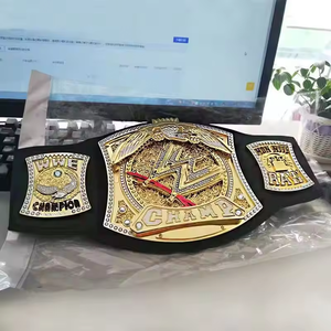 Cinturones de Campeonato Personalizados Ligeros Hechos a Mano en Cuero Genuino con Forro de Cuero PU, Logotipo Grabado Personalizado, Unisex, Ecológicos - Product Image 1