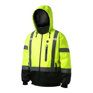 Ensemble de pluie imperméable et chaud pour l'extérieur, haute visibilité, réfléchissant, uniforme de sécurité, pour travaux routiers, durable, industriel - Product Image 4