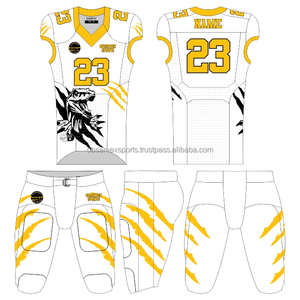 Tenue de football américain personnalisée pour équipes jeunes – Ensemble maillot d'entraînement vierge en twill sublimé pour le football américain – Vente en gros - Product Image 4