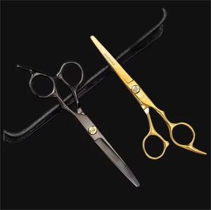 Tijeras de Peluquería Profesionales de Acero Inoxidable 4Cr13, Hoja Afilada, Ligeras, 28 Dientes, Mango Largo, para Diestros - Product Image 3