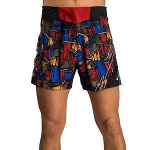 Hot Selling Unisex MMA Shorts Comfortable Casual Workout Wear Unique Styling Fully Customized Solid Pattern Breathable Front - Product Image 1