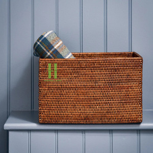 High Quality Eco-friendly Handmade Rattan Wicker Modern Design Storage Basket For Laundry Bedroom OEM Rattan 2026 From Vietnam - Product Image 4