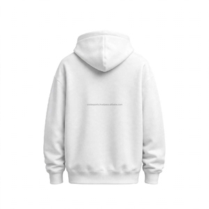 <b>Men</b> Solid Color Winter Fleece Pullover Hoodie 80/20 Hooded <b>Sweatshirt</b> Long Sleeve Casual Wear Custom Logo <b>RED</b> Hoodie - Product Image 4