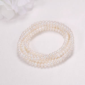 Collier long pour femme Zhuji Danshui, chaîne de pull à double couche avec de vrais perles, nouveau produit - Product Image 3