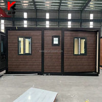 Fournisseur chinois de structures en acier préfabriquées, maison de conteneur préfabriquée mobile, 20 pieds extensible