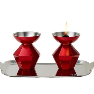 ชุดเครื่องหอมสีแดงเครื่องหอมพร้อมถาดเครื่องหอมบาโคอร์เครื่องหอมอโรมาเครื่องหอมเครื่องหอมอโรมาเครื่องหอมระเหยล่าสุด - Product Image 1