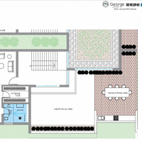 Service de design d'intérieur moderne de luxe européen George Group, rendu 3D, décoration intérieure