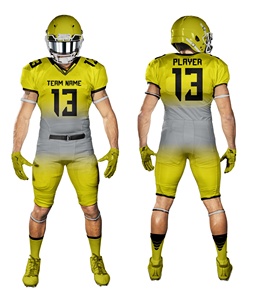 Uniformes de football américain personnalisés Vêtements d'équipe Meilleur matériau coupe parfaite logo privé design populaire couleur personnalisée qualité supérieure - Product Image 5