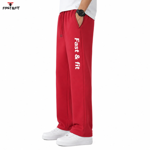 Pantalones Deportivos Casuales Ligeros de Lona, Corte Recto, con Logotipo Personalizado, Unisex, para Hombre, Precio de Fábrica - Product Image 5