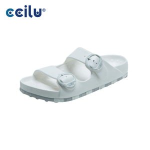 Vegan Light Weight Comfort Odor Control Anti Slip Ergonomic Buckle Strap Home Eva Sole Slippers with Arch <b>Support</b> Jg15 - Product Image 1