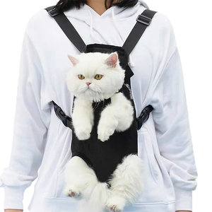 Sac de transport pour chien d'extérieur, sacoche frontale pour chien, nouveau sac à dos de voyage portable à double épaule en maille pour animaux de compagnie - Product Image 1