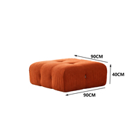 Vakuumkomprimiertes Sofa Modernes Dreisitzer-Modulsofa Strukturierter Stoff Tiefe Sitzfläche Wohnzimmermöbel für den Großhandel