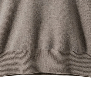 Pull à capuche côtelé marron pour homme, à manches longues, fermeture boutonnée, anti-boulochage, décontracté, automne, logo sur le devant - Product Image 6