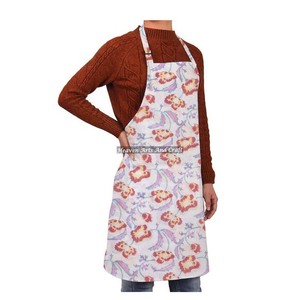 100% algodón, superventas, delantal de lona, correa, bloque de mano, delantales de impresión para cocinar, hornear, alimentos, sostenible, reutilizable, elegante - Product Image 5