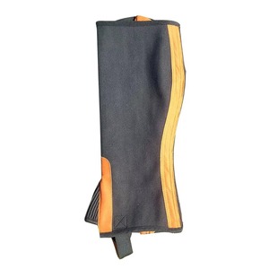 Custom Split Suede Horse Riding <b>Chaps</b> Adjustable Equestrian <b>Half</b> Gaiters Outdoor Horseback Riding Protective Calf Guards - Product Image 6