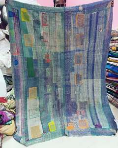 ผ้าห่มกันธาแบบวินเทจ ทำมือ งานปะติดปะต่อสไตล์โบราณ ผ้าฝ้าย สำหรับเด็กและผู้ใหญ่ ใช้ในบ้าน โรงแรม พกพาสะดวก ลดราคาในเวลาจำกัด - Product Image 2