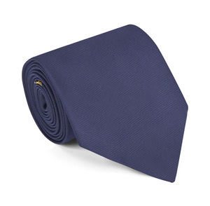 Corbata de Poliéster Azul de Lujo con Emblema de Compás Cuadrado para Maestro Masón, Corbata Masónica - Product Image 2