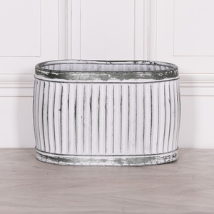 Vente en gros de grands pots à fleurs ronds en métal, finition patine verte antique, pot de fleurs de jardin pour extérieur et intérieur, pots en cuivre pur - Product Image 2