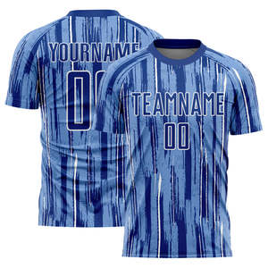 ผู้จัดจำหน่ายเสื้อฟุตบอลโพลีเอสเตอร์ 100% น้ำหนักเบา แห้งเร็ว ชุดกีฬา OEM ชุดฟุตบอล |   ชุดทีมแบบกำหนดเองพร้อมงานปัก 3 มิติ - Product Image 6