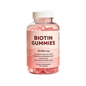 Gummies à la biotine de qualité supérieure, complément alimentaire, fabricant OEM ODM, marque privée, vente en gros, provenance Inde - Product Image 1