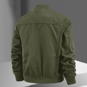 Wholesale Rate Hot Selling New Arrival Winter Men's Stand Collar <b>Denim</b> Cargo <b>Jacket</b> Front Logo High Quality Street Wear Design - Product Image 6