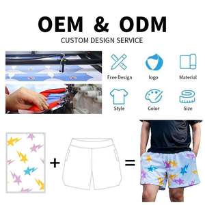 Custom Designer Polyester Quick Dry Swimwear Beachwear Men Beach Board Shorts Swimming Bathing Suit Men Swimwear - Product Image 4