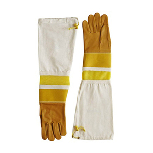 Bee Keeping <b>Gloves</b> High Quality Sting Resistant <b>Gloves</b> <b>Long</b> Sleeve Leather Protective Design Wholesale OEM - Product Image 6