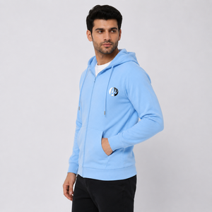 Sudadera con capucha y cremallera para hombre, estilo urbano, que combina calidez, comodidad y estilo moderno con una silueta relajada para las necesidades de moda diarias. - Product Image 4