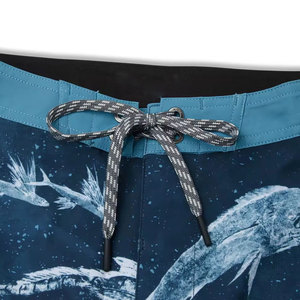 Shorts de bain pour hommes à imprimé poisson 3D personnalisé, séchage rapide, pour la plage, la pêche, le surf, respirants, décontractés, pour l'entraînement - Product Image 3