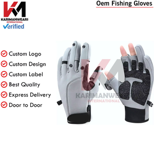 Gants de pêche légers, respirants, antidérapants, protection des doigts, tissu à séchage rapide, sangle de poignet réglable pour hommes et femmes - Product Image 1