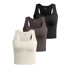 Top Deportivo Corto sin Costuras para Mujer, de Alta Calidad, Transpirable, para Yoga, Gimnasio, Fitness, Ropa Deportiva - Product Image 1