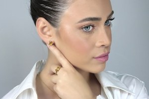 2026 Arrival Eye Shape <b>Stud</b> Solid 925 Sterling <b>Silver</b> Natural Citrine Marquise Faceted Cut Gemstone Dainty Earrings Fine Jewelry - Product Image 6