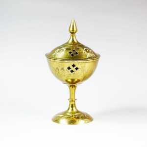 Quemador de Metal Artesanal de Primera Calidad, Diseño Compacto para Decoración Religiosa de Interiores, Incienso Indio Ecológico al por Mayor - Product Image 2