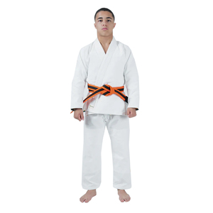 Uniformes de Judo en Oferta, Hechos de Algodón y Poliéster, Color Blanco, Ropa de Artes Marciales, Estilo BJJ, Uniforme de Jiu Jitsu Unisex - Product Image 1