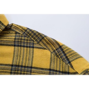 Camisa de Franela Acolchada Sin Pedido Mínimo, Cuello Redondo, Casual, Personalizada para Hombre, 100% Algodón, Camisas de Primavera - Product Image 2