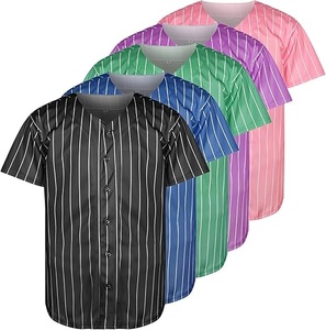 Camiseta de béisbol sublimada personalizada, transpirable, de malla, de secado rápido, uniforme deportivo para hombre - Product Image 6