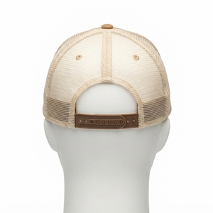 Gorra Trucker Caqui para Hombre con Bordado de Oso, Malla Blanca Trasera, Cierre Ajustable, Gorra de Béisbol con Logotipo Personalizado - Product Image 4