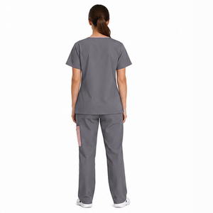 Uniforme médical personnalisé en coton et polyester, respirant et à séchage rapide, pour femmes, vêtements de travail pour le secteur de la santé, infirmières, médecins, cliniques - Product Image 3