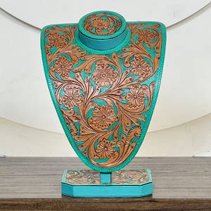 Super Septembre 2026 Présentoir à colliers Western artisanal, support à bijoux floral rustique, décoration de boutique, ensemble cadeau - Product Image 5