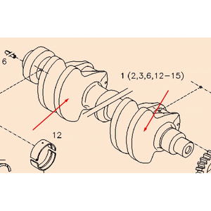 อะไหล่เครื่องยนต์ Deutz 02165877 รุ่น FL912 F3L912 F4L912 F6L912 สำหรับรถขุด รถแทรกเตอร์ ของแท้จากโรงงาน - Product Image 1