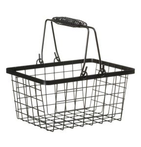 Cesta hecha a mano con alambre de hierro de alta calidad para mayor resistencia y durabilidad. - Product Image 4