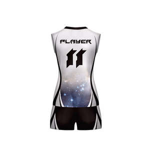 Uniforme Deportivo Personalizado Transpirable de Manga Corta 100% Poliéster con Estampado para Voleibol, para Hombre y Mujer, con Logotipo del Equipo - Product Image 3