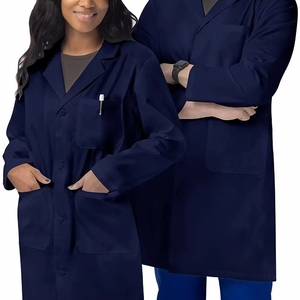 Bata de Laboratorio Médica Unisex Blanca, Uniforme de Hospital, Personalizable con Marca, Tejido Transpirable, Diseño Profesional, Nueva Llegada - Product Image 5