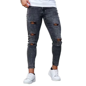 Men's Dropship Stylish Custom Super Skinny Pent Denim Jeans New Model Jens for Man Pantalon Homme Jean <b>Pants</b> Men - Product Image 3