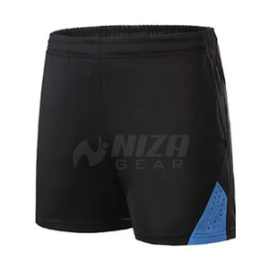 Ensemble d'uniformes de volley-ball pour hommes, imprimé bleu et orange, vêtements de sport respirants en polyester, taille adulte NIZA GEAR NG-VU-07 - Product Image 3